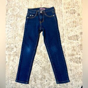 Girls Blue Jean Jeggings - Size 4